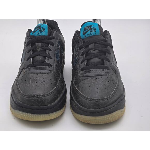 Nike Air Force 1 Space Jam Computer Chip Sneakers Size 5.5Y - Picture 6 of 8